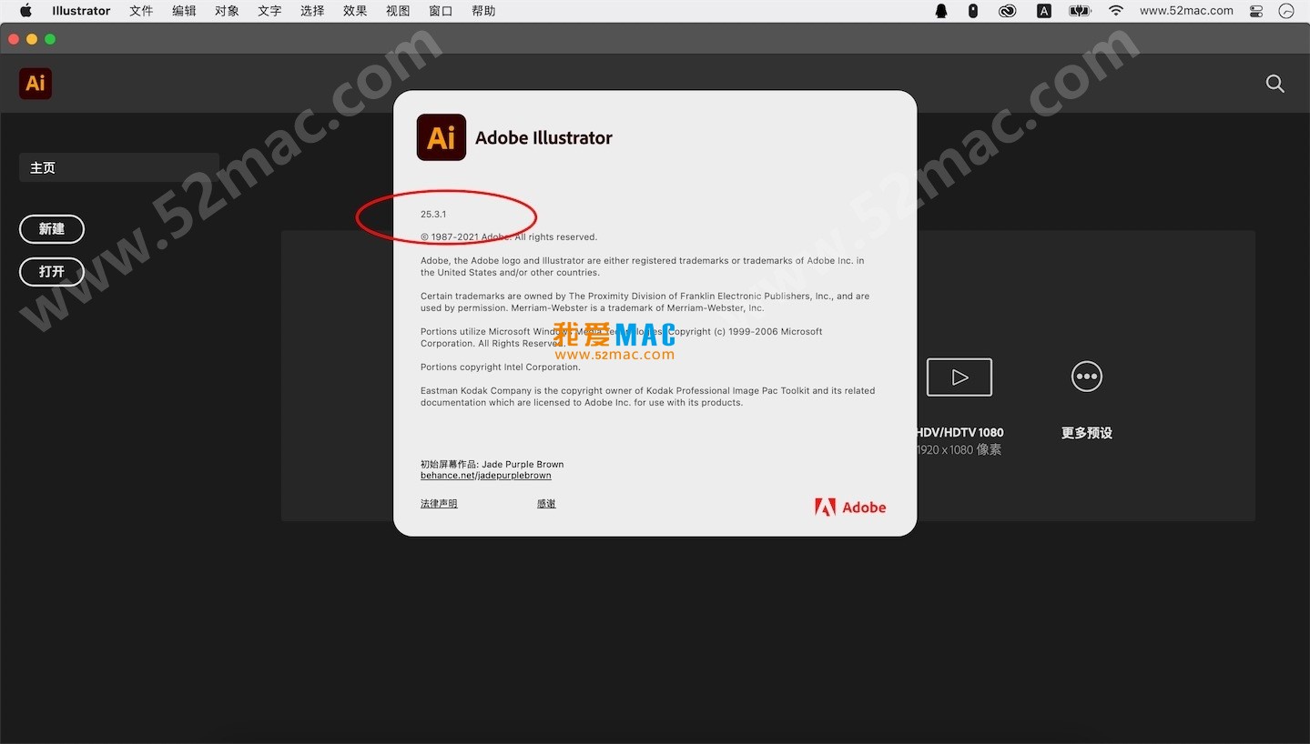Adobe Illustrator 2021 for Mac v25.3.1 Ai免激活版 中文破解版下载_mac版_注册机_序列号 | 爱上MAC