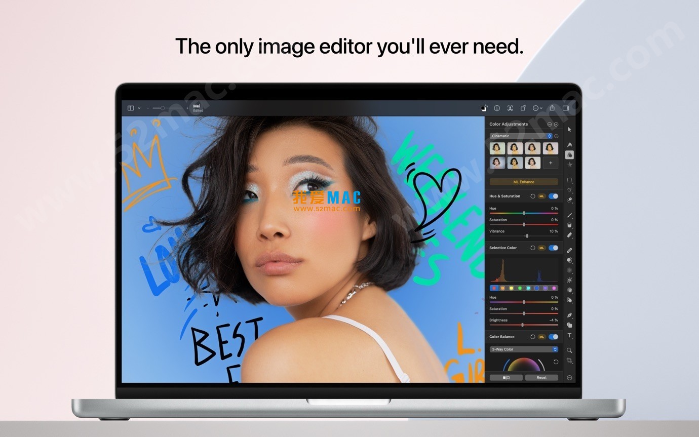 Pixelmator Pro for Mac v3.6.7 强大的图像编辑软件 中文破解版下载_mac版_注册机_序列号 | 爱上MAC
