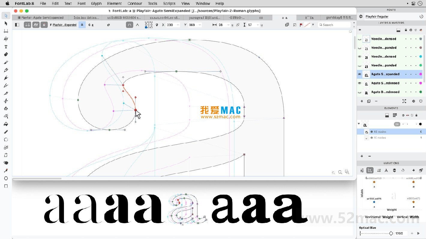 FontLab 8 for Mac v8.0.1 专业的字体编辑器 破解版下载_mac版_注册机_序列号 | 爱上MAC