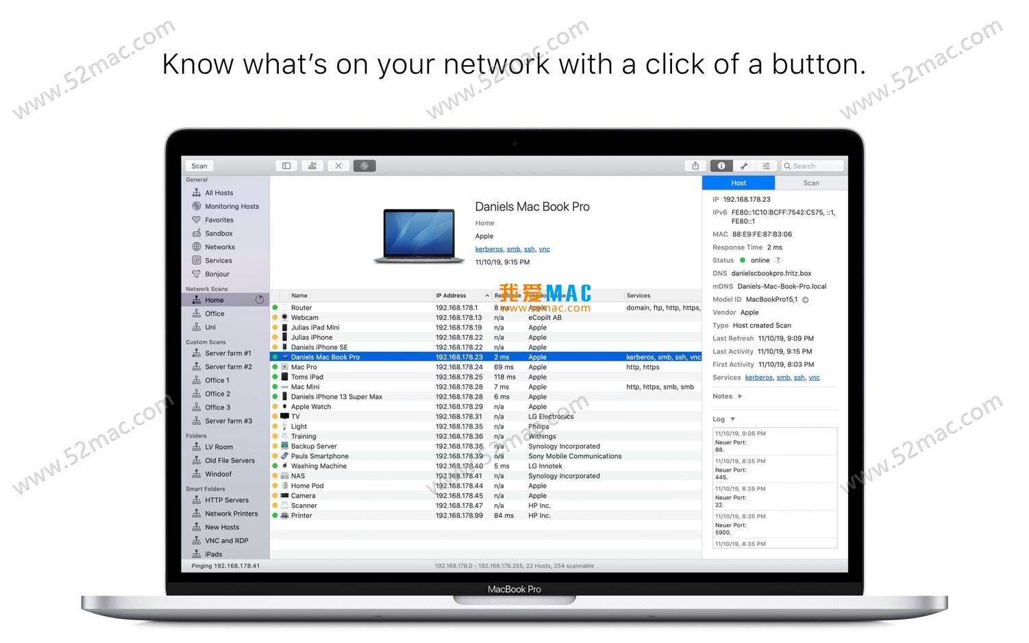 Network Radar for Mac v2.9.2 网络扫描工具 破解版下载_mac版_注册机_序列号 | 爱上MAC