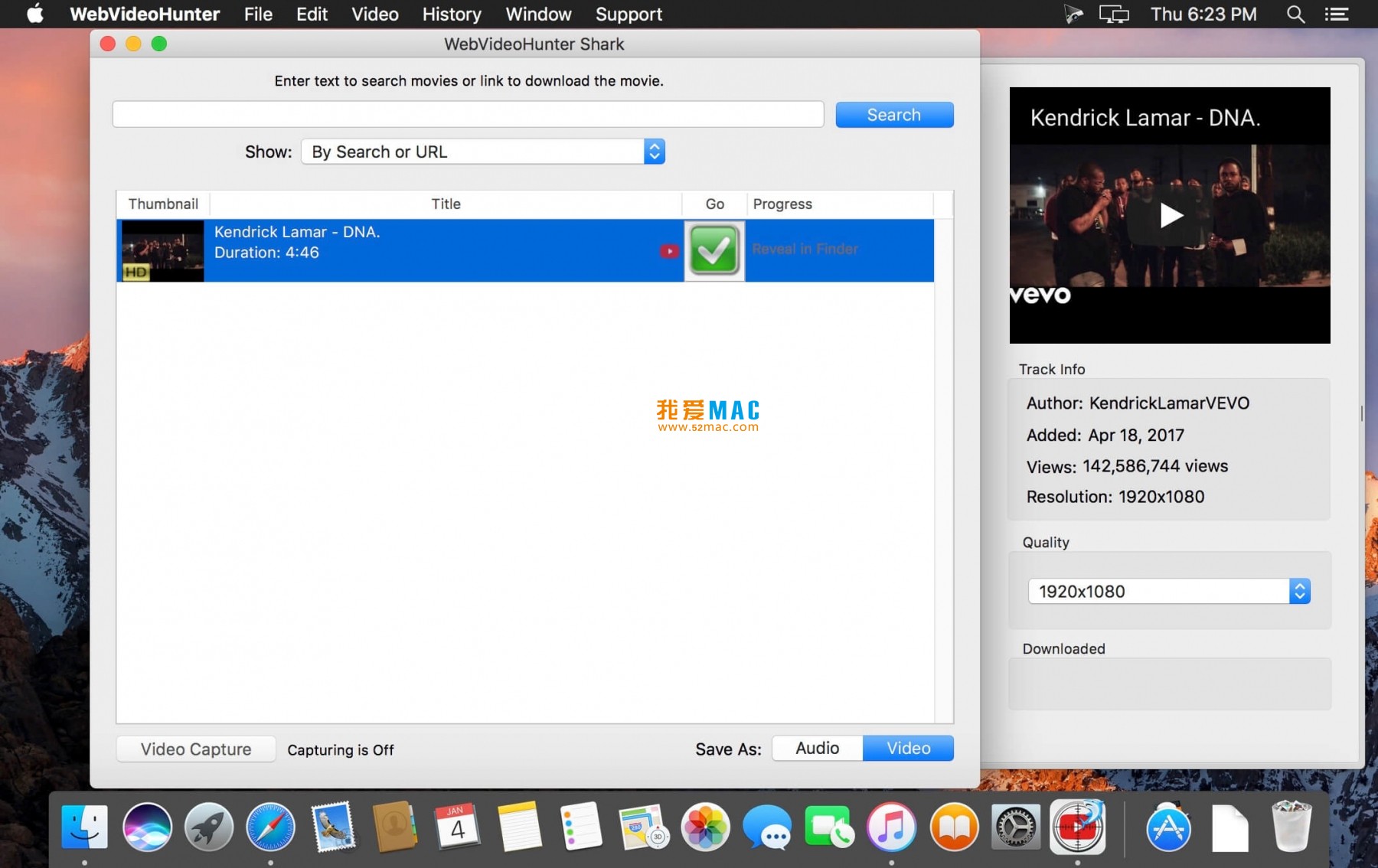 WebVideoHunter for Mac v6.1.2 视频下载工具 中文破解版下载_mac版_注册机_序列号 | 爱上MAC
