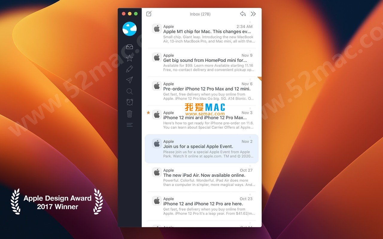 Airmail 5 for Mac v5.8.14 电子邮件客户端 中文破解版下载_mac版_注册机_序列号 | 爱上MAC
