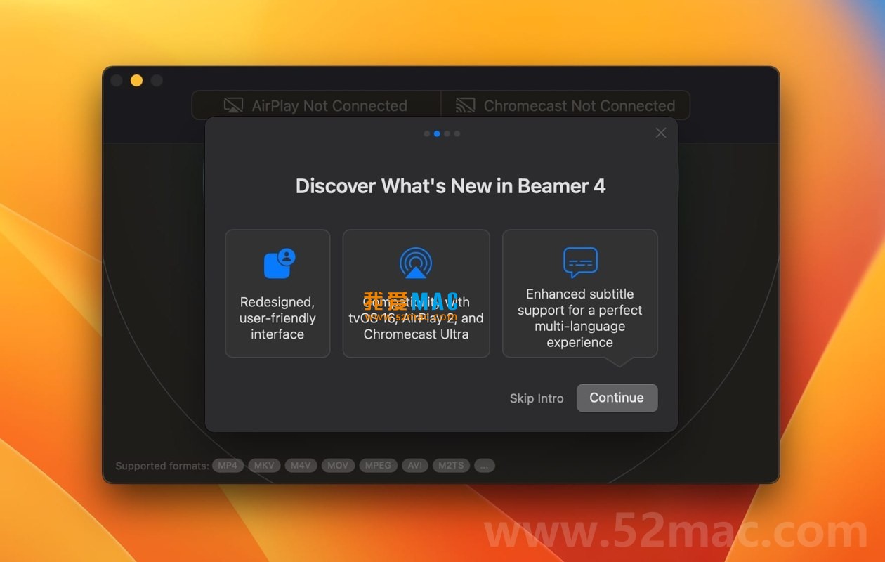 Beamer for Mac v4.1.11 流媒体播放器 Apple TV播放器 破解版下载_mac版_注册机_序列号 | 爱上MAC