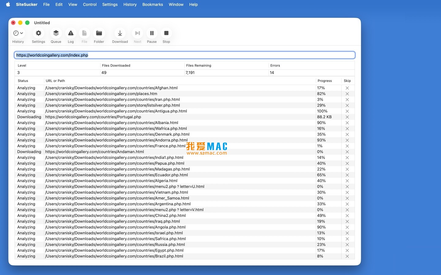 SiteSucker Pro for Mac v6.1.1 网站下载器  破解版下载_mac版_注册机_序列号 | 爱上MAC