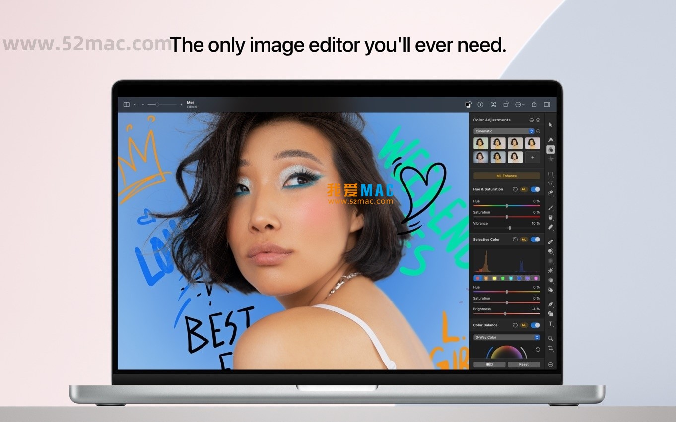 Pixelmator Pro for Mac v3.7 图像编辑器 中文破解版下载_mac版_注册机_序列号 | 爱上MAC