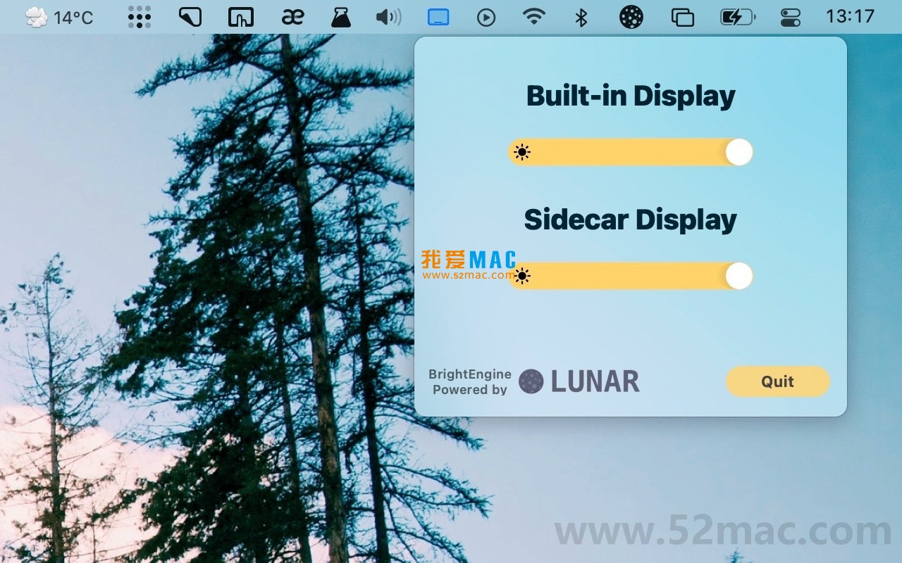 Lunar for Mac v6.9.5 屏幕亮度调节 破解版下载_mac版_注册机_序列号 | 爱上MAC
