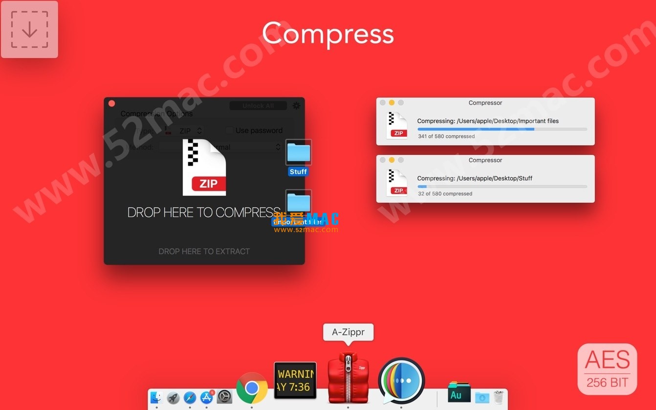 A-Zippr Pro for Mac v1.4 压缩解压工具 破解版下载_mac版_注册机_序列号 | 爱上MAC
