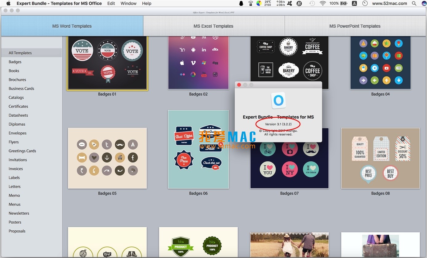 Expert Bundle-Templates for MS Office v3.1 Office模板套件 破解版下载_mac版_注册机_序列号 | 爱上MAC