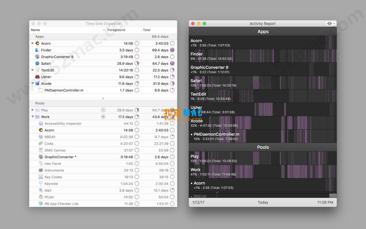 Time Sin‪k for Mac v2.2 时间追踪记录软件 破解版下载_mac版_注册机_序列号 | 爱上MAC