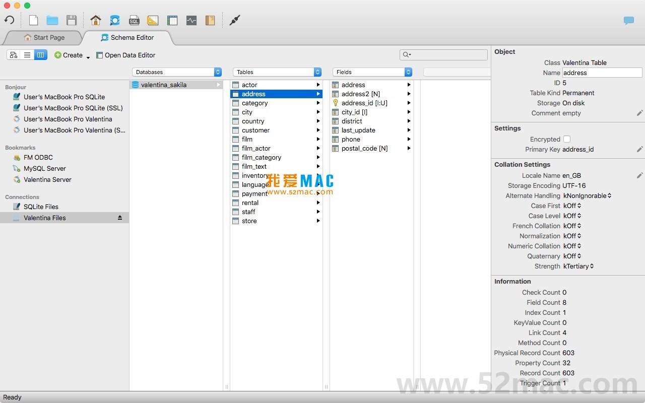 Valentina Studio for Mac v11.5.3 数据库管理GUI工具 破解版下载_mac版_注册机_序列号 | 爱上MAC