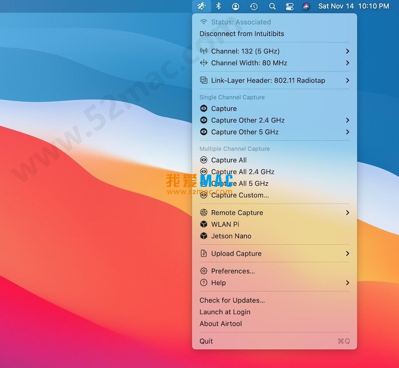 Airtool for Mac v2.6 监视WiFi网络的状态 破解版下载_mac版_注册机_序列号 | 爱上MAC