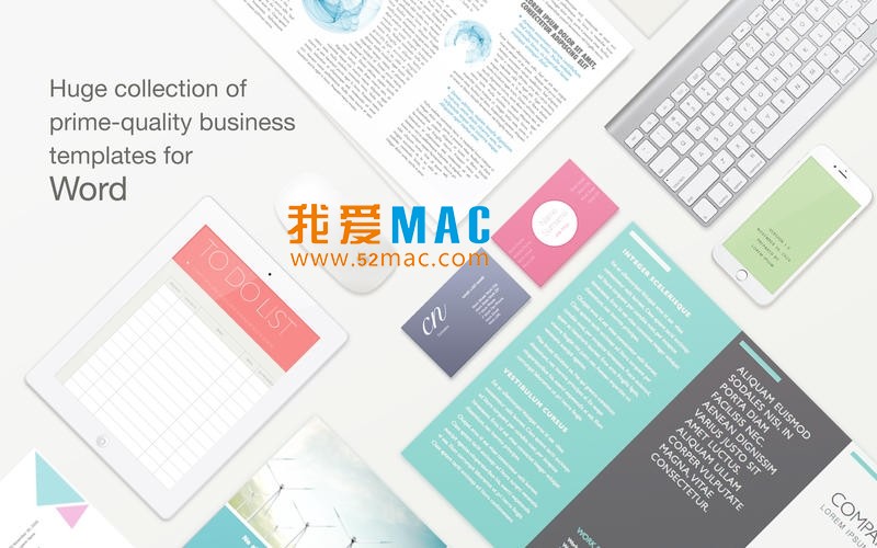 Business Template Lab-Templates for MS Word v1.0.2 Word模板 破解版下载_mac版_注册机_序列号 | 爱上MAC