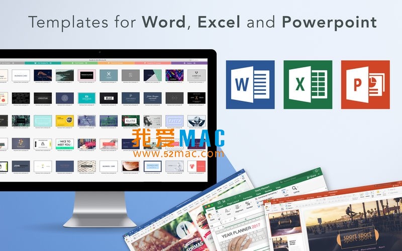 Bundle for MS Office by GN v6.0 3000多个Office模板素材 破解版下载_mac版_注册机_序列号 | 爱上MAC