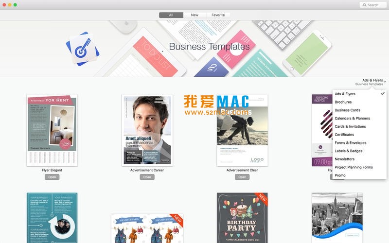 Business Templates for MS Word 1.0 Word模板套装 破解版下载_mac版_注册机_序列号 | 爱上MAC