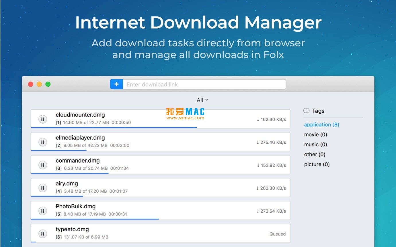 Folx Pro for Mac v5.30 专业下载的下载和BT客户端_mac版_注册机_序列号_破解版 | 爱上MAC