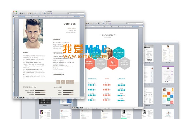 Resume & CV Expert for MS Word Word简历模板套件 破解版下载_mac版_注册机_序列号 | 爱上MAC