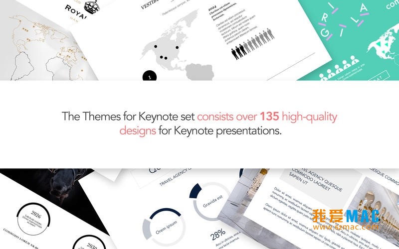 Themes for Keynote 4.7 135款高质量的Keynote模板 破解版下载_mac版_注册机_序列号 | 爱上MAC