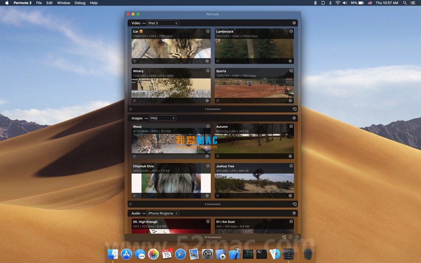Permute 3 for Mac v3.8.7 视频格式转换器 中文破解版下载_mac版_注册机_序列号 | 爱上MAC