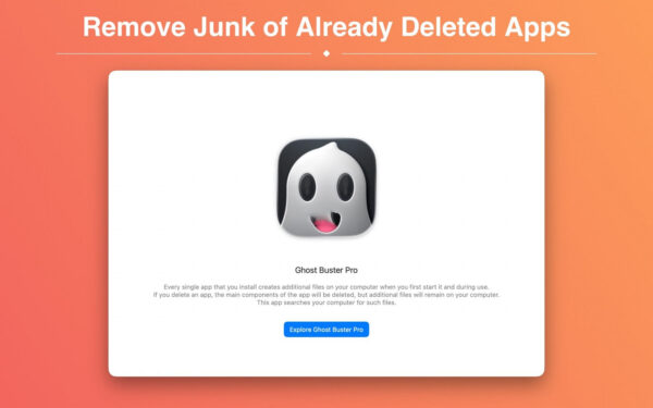 Ghost Buster Pro for Mac v5.1.0 电脑清理优化软件 中文激活版下载